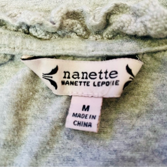 Nanette Lepore Light Gray Tank Top - Picture 3 of 4